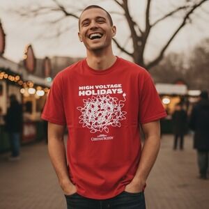 National Lampoon's Christmas Vacation T-Shirt High Voltage Holidays Tee